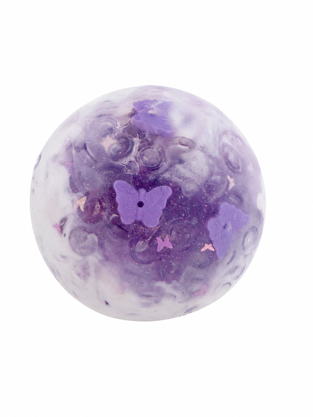 Purple Butterfly Stress Ball