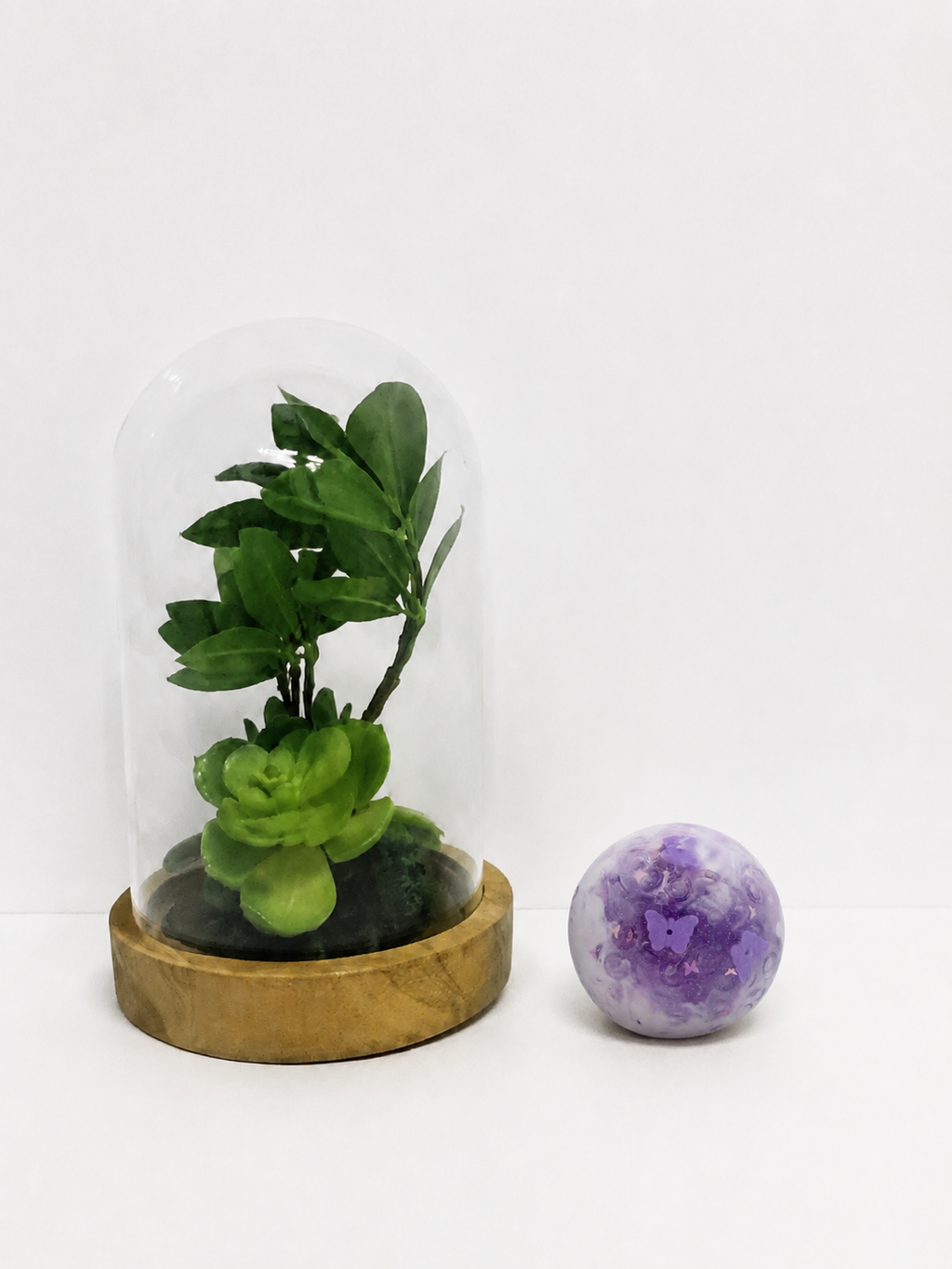 Purple Butterfly Stress Ball